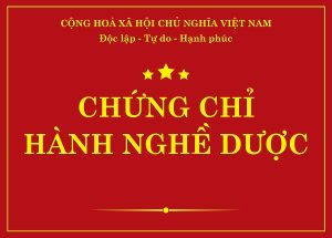 Thủ tục cấp chứng chỉ hành nghề dược